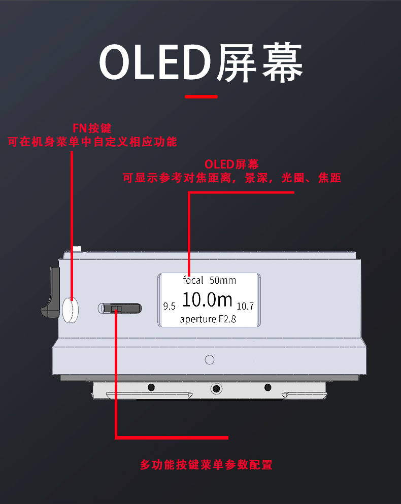 行程键与 AF/MF 切换