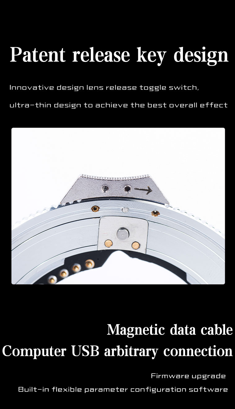 Patented release key & magnetic USB cable